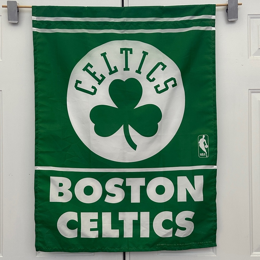 NBA Boston Celtics Green flag/banner